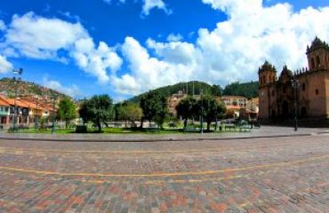 cusco main square coronavirus